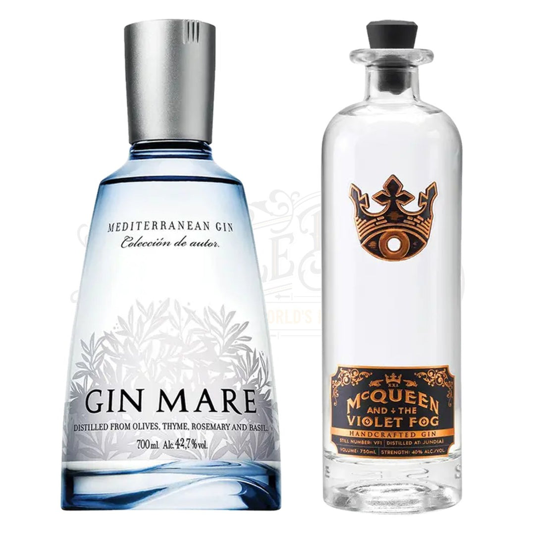 Gin Mare & McQueen & The Violet Fog Gin Bundle - BottleBuzz