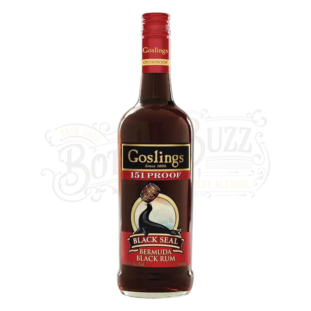 Goslings Black Rum Black Seal 151 - BottleBuzz