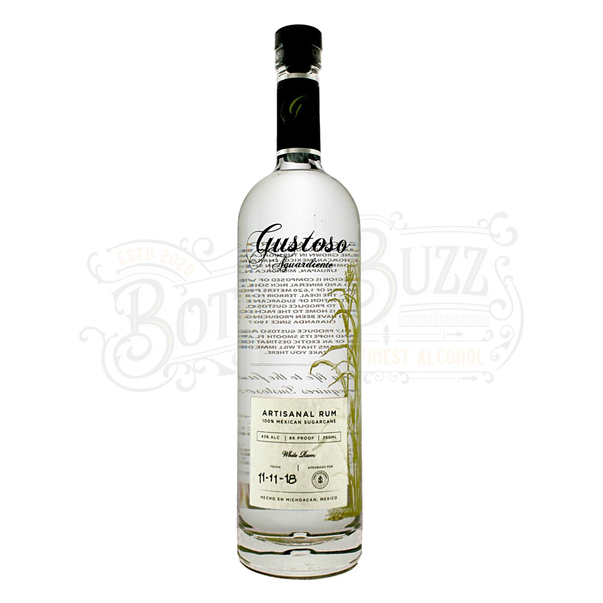 Gustoso Aguardiente Artisanal Rum - BottleBuzz