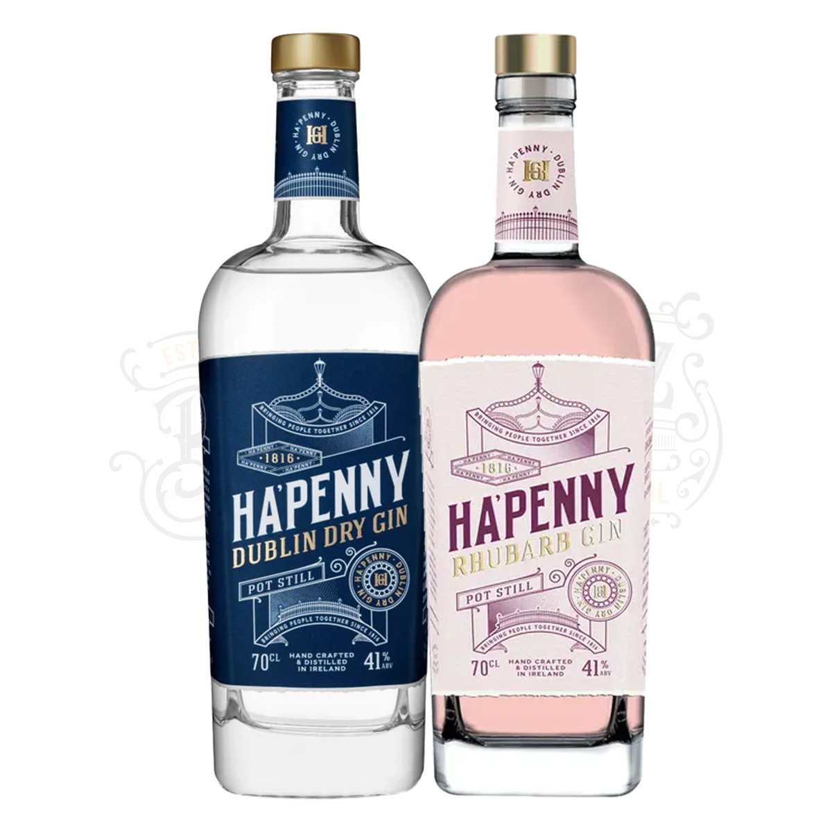 Ha'Penny Rhubarb & Dublin Dry Gin Bundle - BottleBuzz