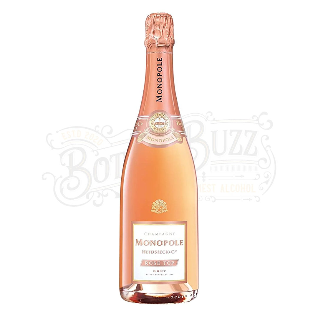 Heidsieck & Co. Monopole Champagne Brut Rose Top BottleBuzz Rose 