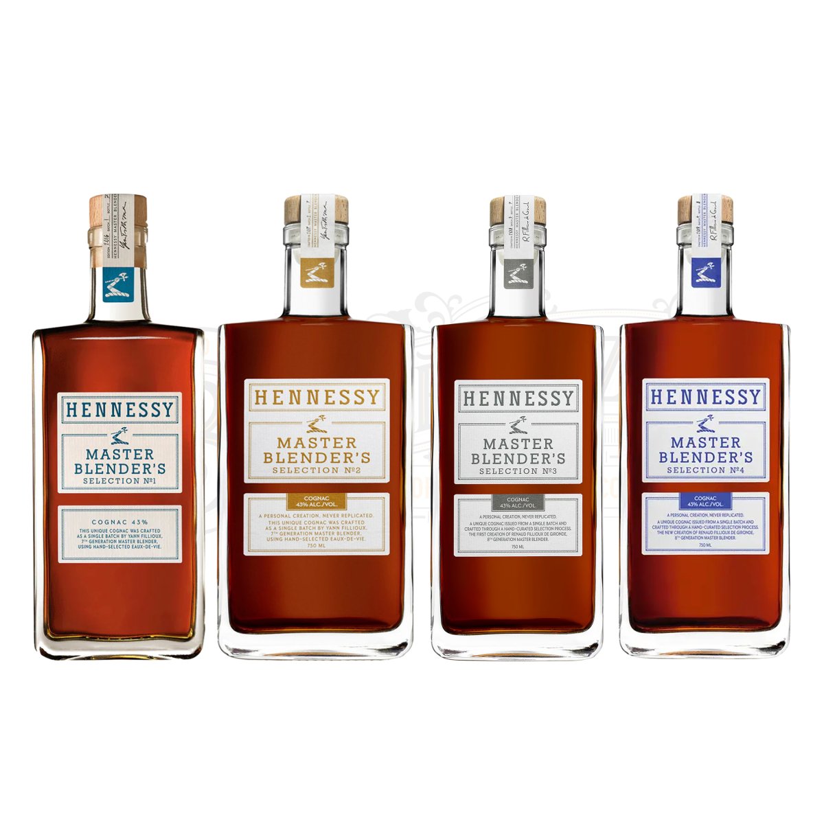 Hennessy Master Blender's Selection No. 1-4 Collection Bundle - BottleBuzz