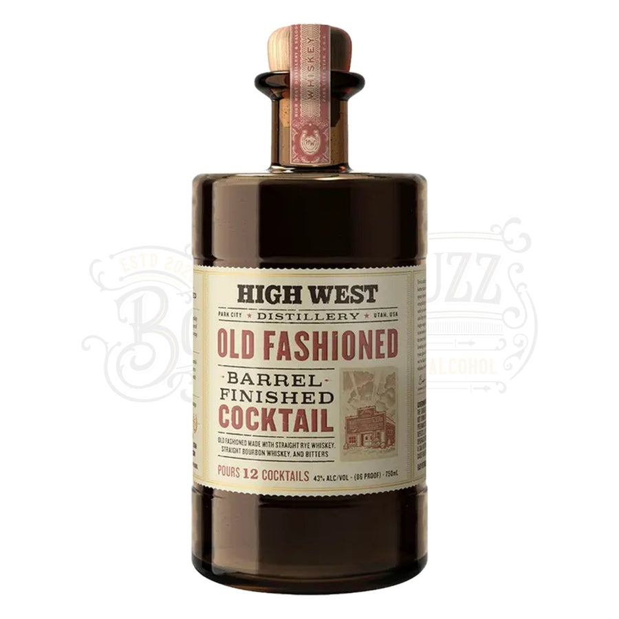 High West Old Fashioned Barrel Finished Cocktail - BottleBuzz