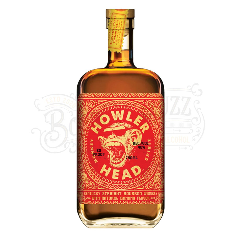 Howler Head Banana Infused Kentucky Straight Bourbon Whiskey - BottleBuzz