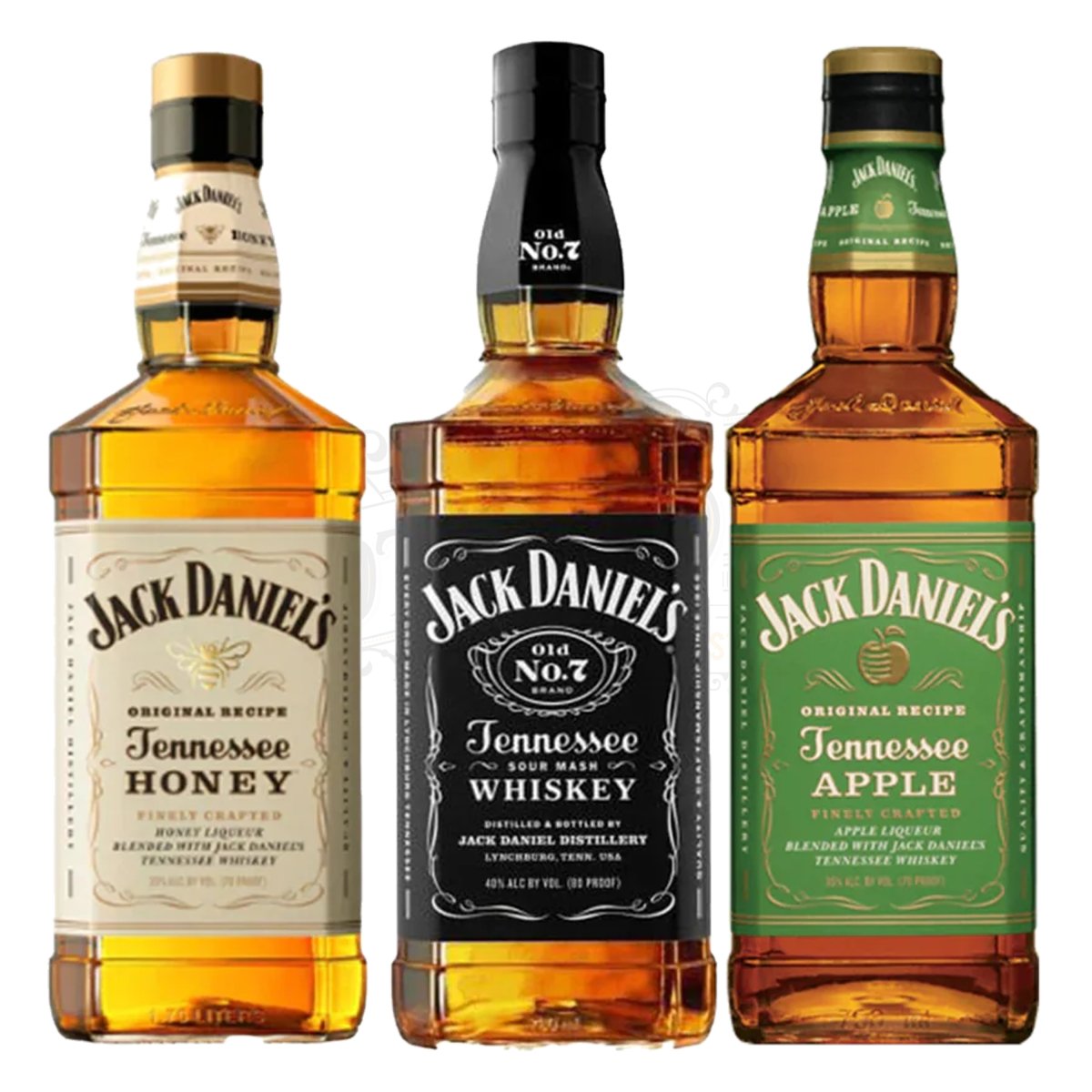 Jack Daniel's Tennessee Whiskey & Honey & Apple Bundle - BottleBuzz