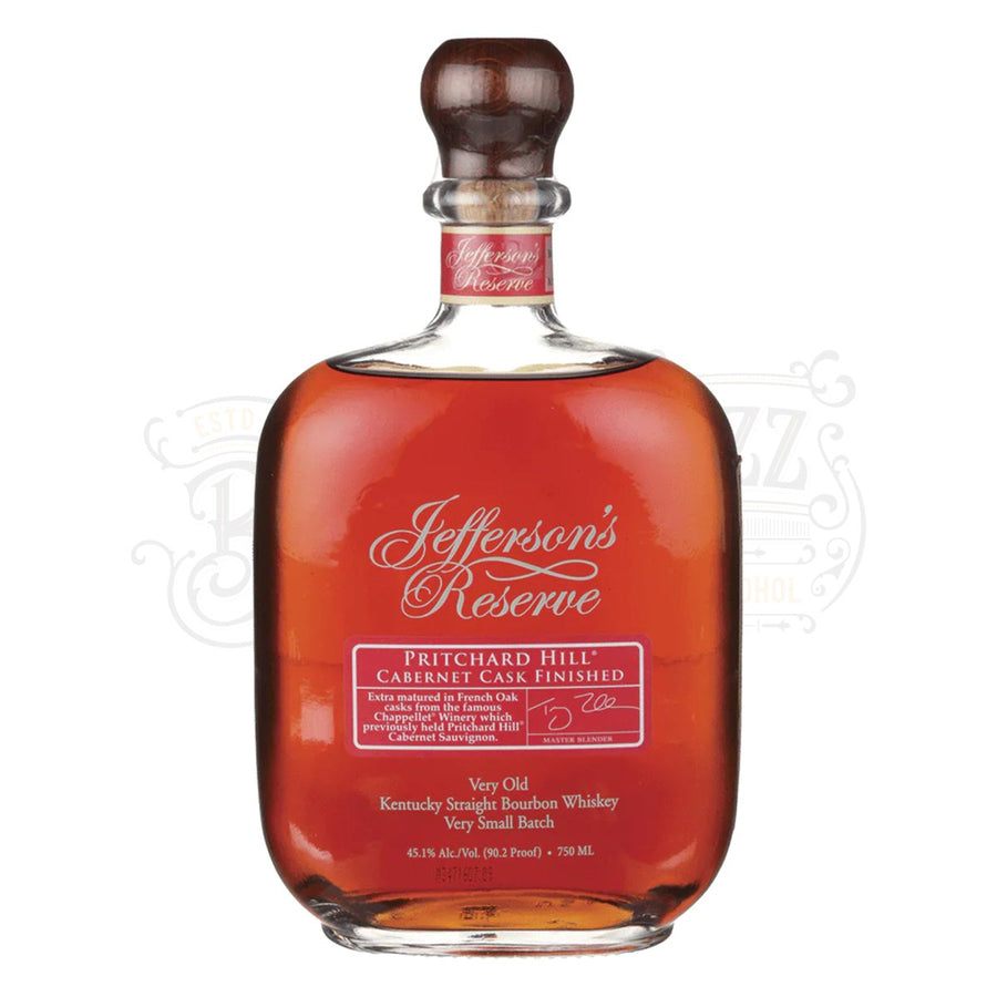 Jefferson's Reserve Pritchard Hill Cabernet Cask Barrel Select Bourbon - BottleBuzz