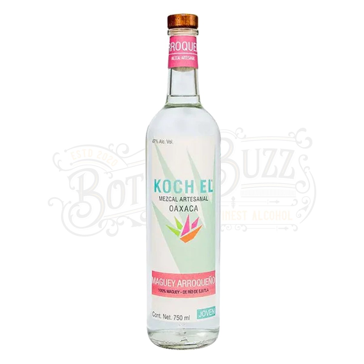 Koch El Mezcal Artesanal Joven Maguey Arroqueño De Rio De Ejutla 94 - BottleBuzz