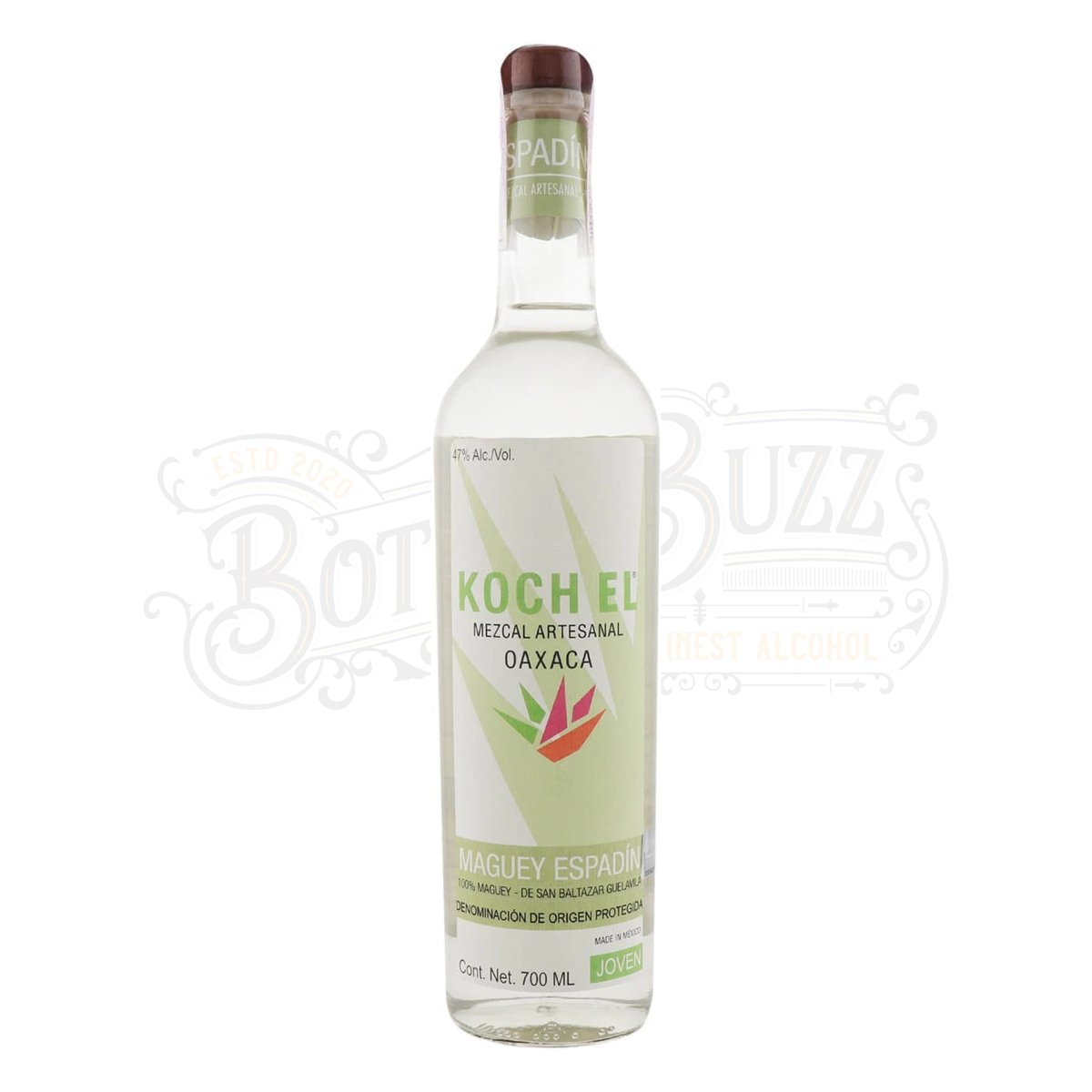 Koch El Mezcal Artesanal Joven Maguey Tepeztate De San Baltazar Guelavila 94 - BottleBuzz