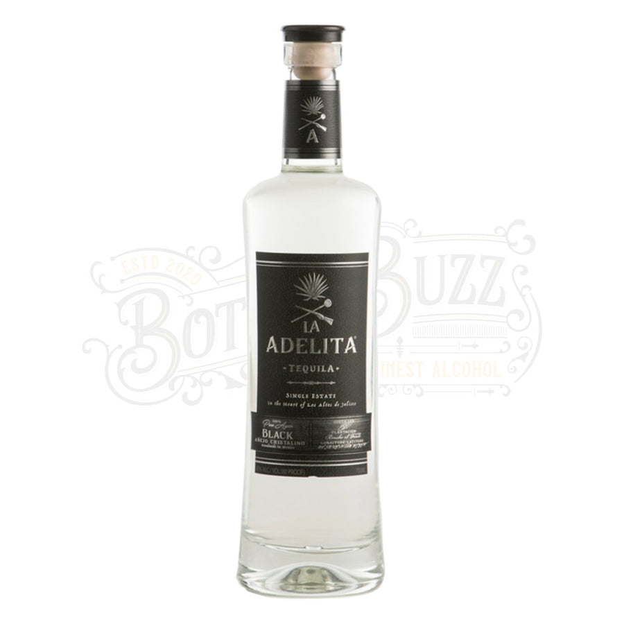 La Adelita Tequila Black Añejo Cristalino - BottleBuzz