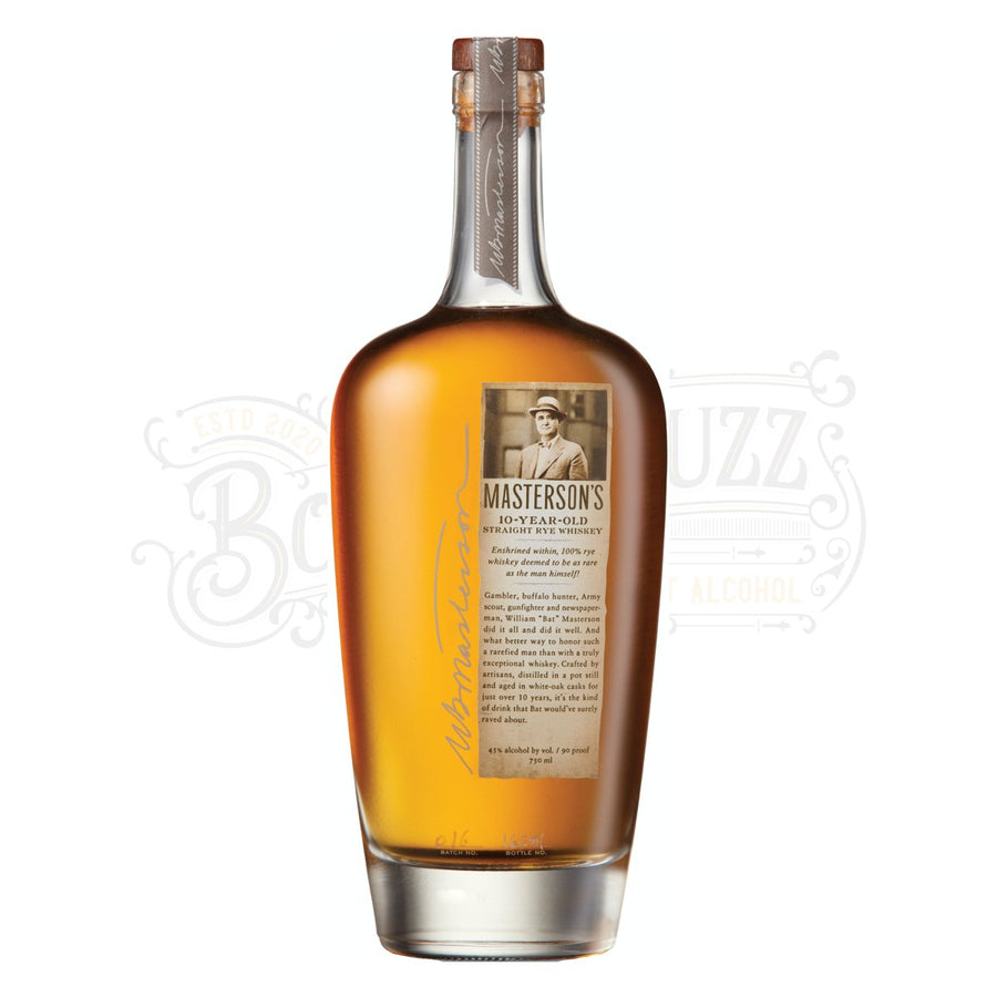 Masterson's Rye Whiskey 10 Year - BottleBuzz