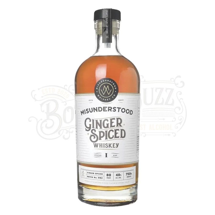 Misunderstood Whiskey Ginger Spiced Whiskey - BottleBuzz