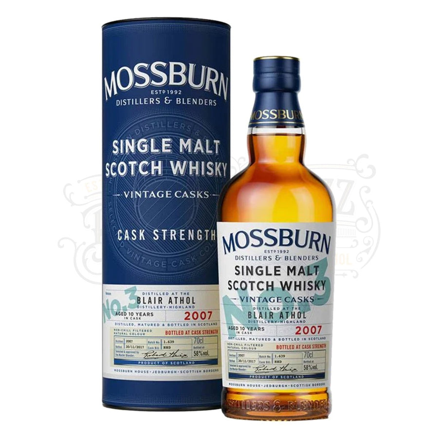 Mossburn Single Malt Scotch Blair Athol Distillery Vintage Casks No.3 10 Yr. - BottleBuzz