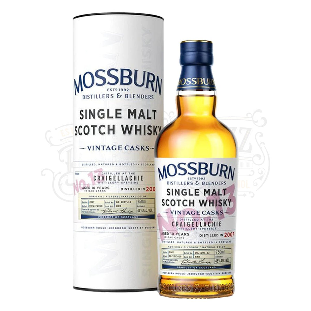 Mossburn Single Malt Scotch Craigellachie Distillery Vintage Casks No. 13 10 Yr - BottleBuzz
