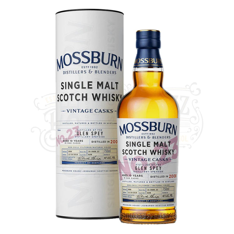 Mossburn Single Malt Scotch Glen Spey Distillery Vintage Casks No. 23 10 Yr - BottleBuzz