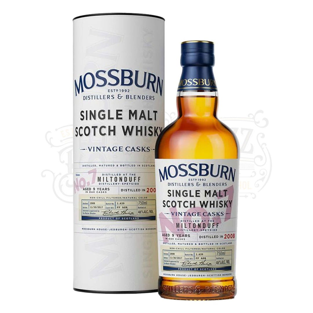 Mossburn Single Malt Scotch Miltonduff Distillery Vintage Casks No. 7 9 Yr - BottleBuzz