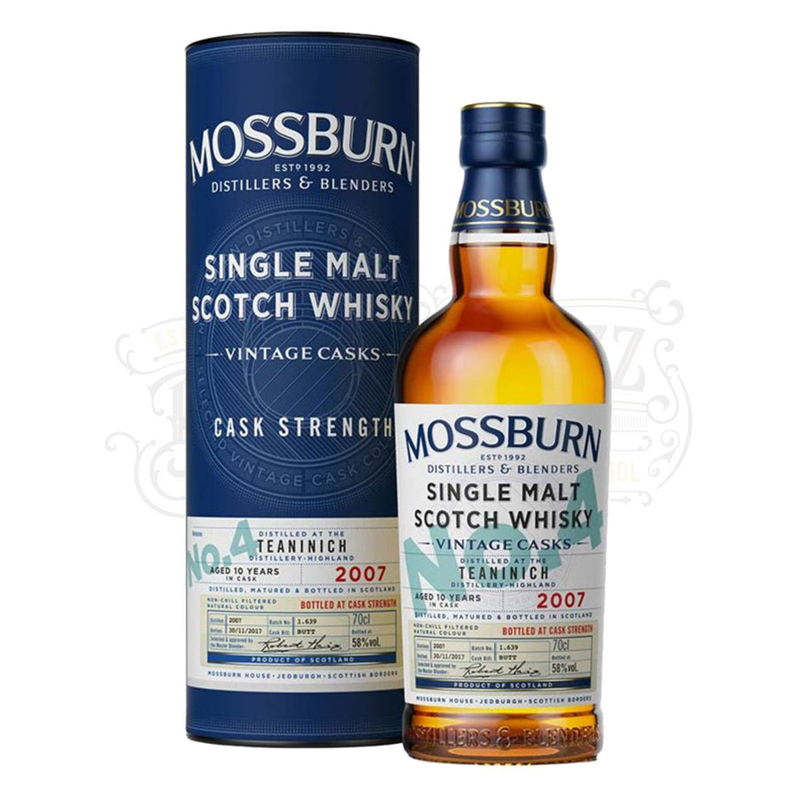 Mossburn Single Malt Scotch Teaninich Distillery Vintage Casks No. 4 10 Yr - BottleBuzz