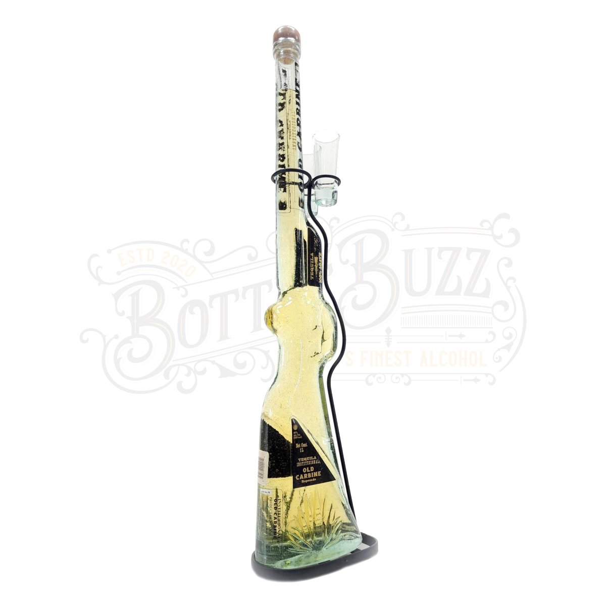 Old Carbine Reposado Rifle With 2 Shot Glasses - BottleBuzz