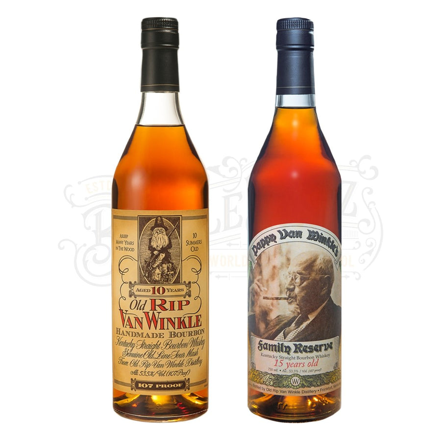 Pappy Van Winkle 10 Year Bourbon & 15 Year Bundle - BottleBuzz