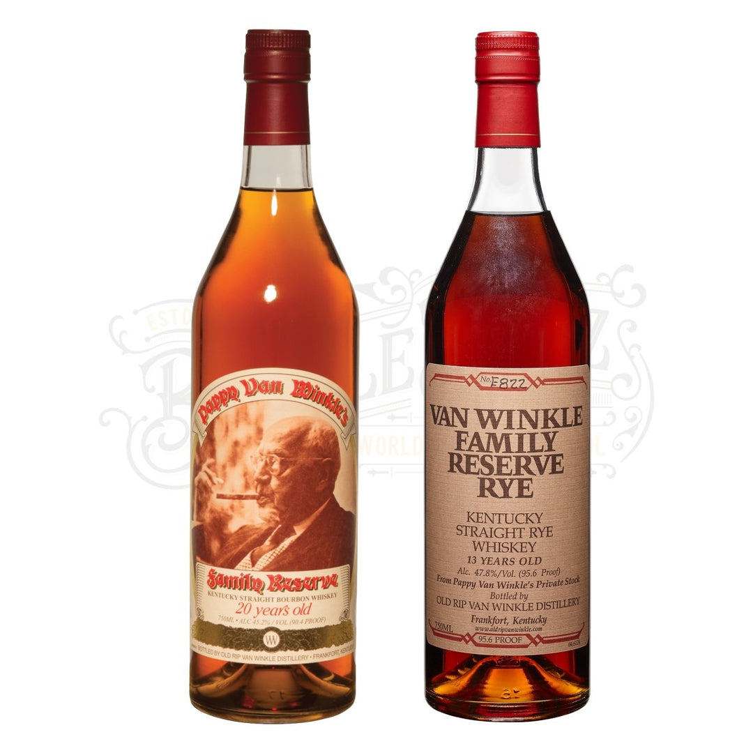 Pappy Van Winkle 20 Year Bourbon & Family Reserve Rye Bundle - BottleBuzz
