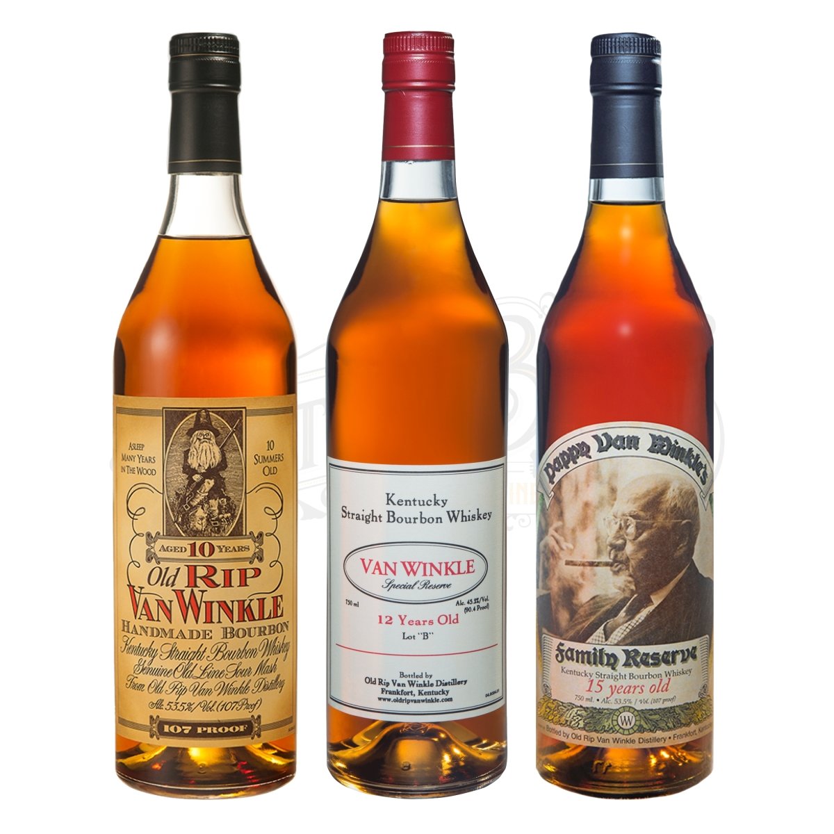 Pappy Van Winkle's 10-Year, 12-Year & 15-Year Bundle - BottleBuzz