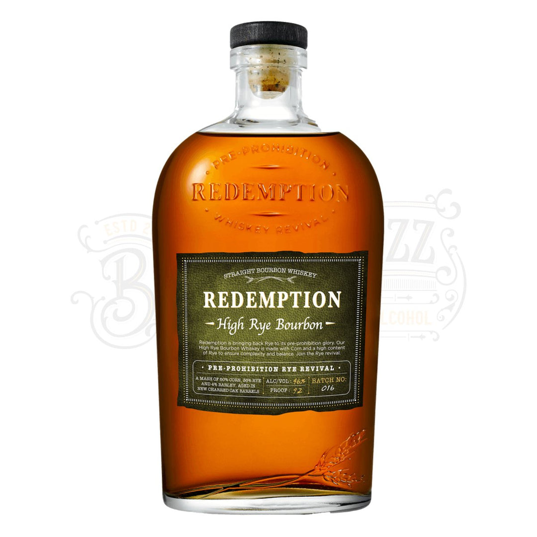 Redemption High Rye Bourbon - BottleBuzz