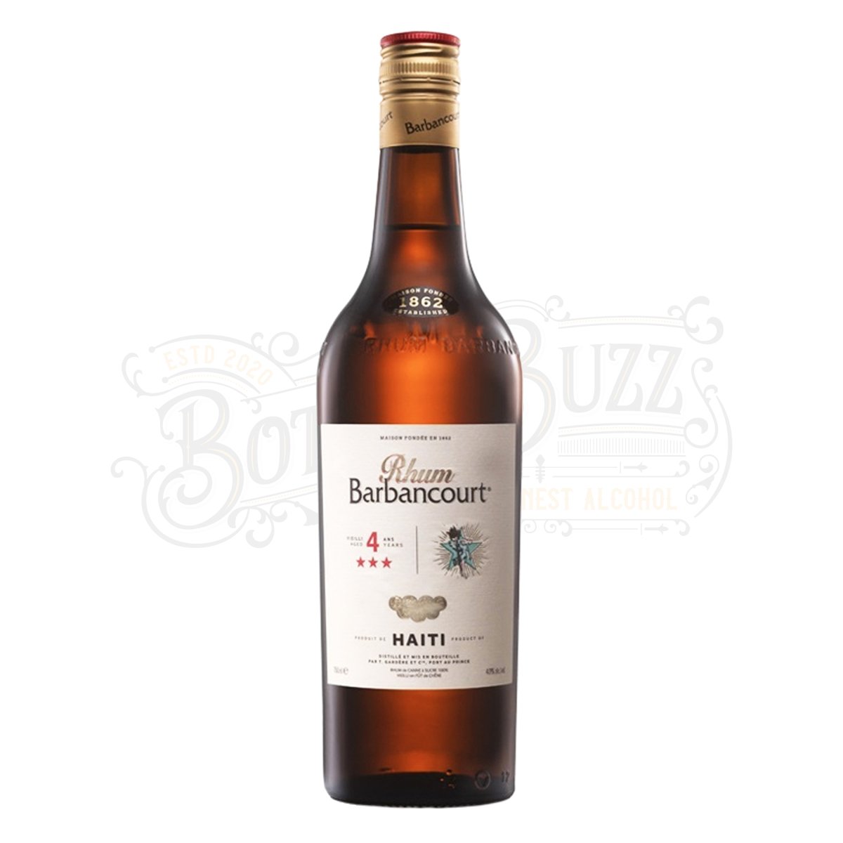 Rhum Barbancourt Aged Rum Three Star 4 Yr - BottleBuzz