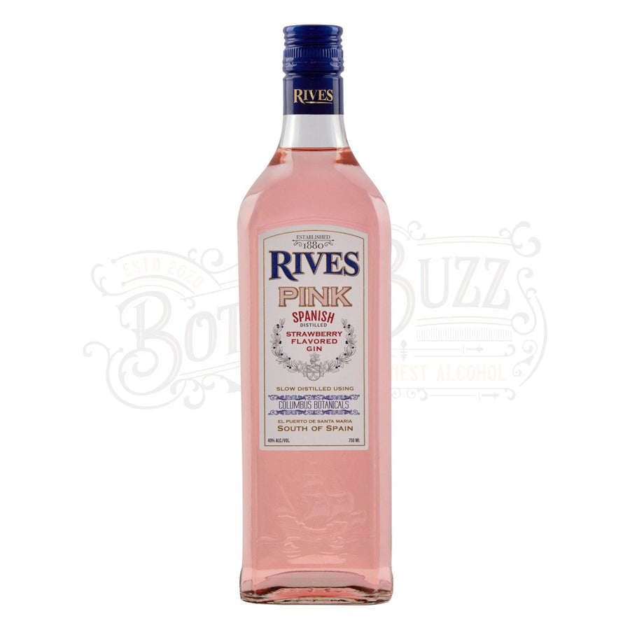 Rives Pink Spanish Distilled Strawberry Flavored Gin - BottleBuzz