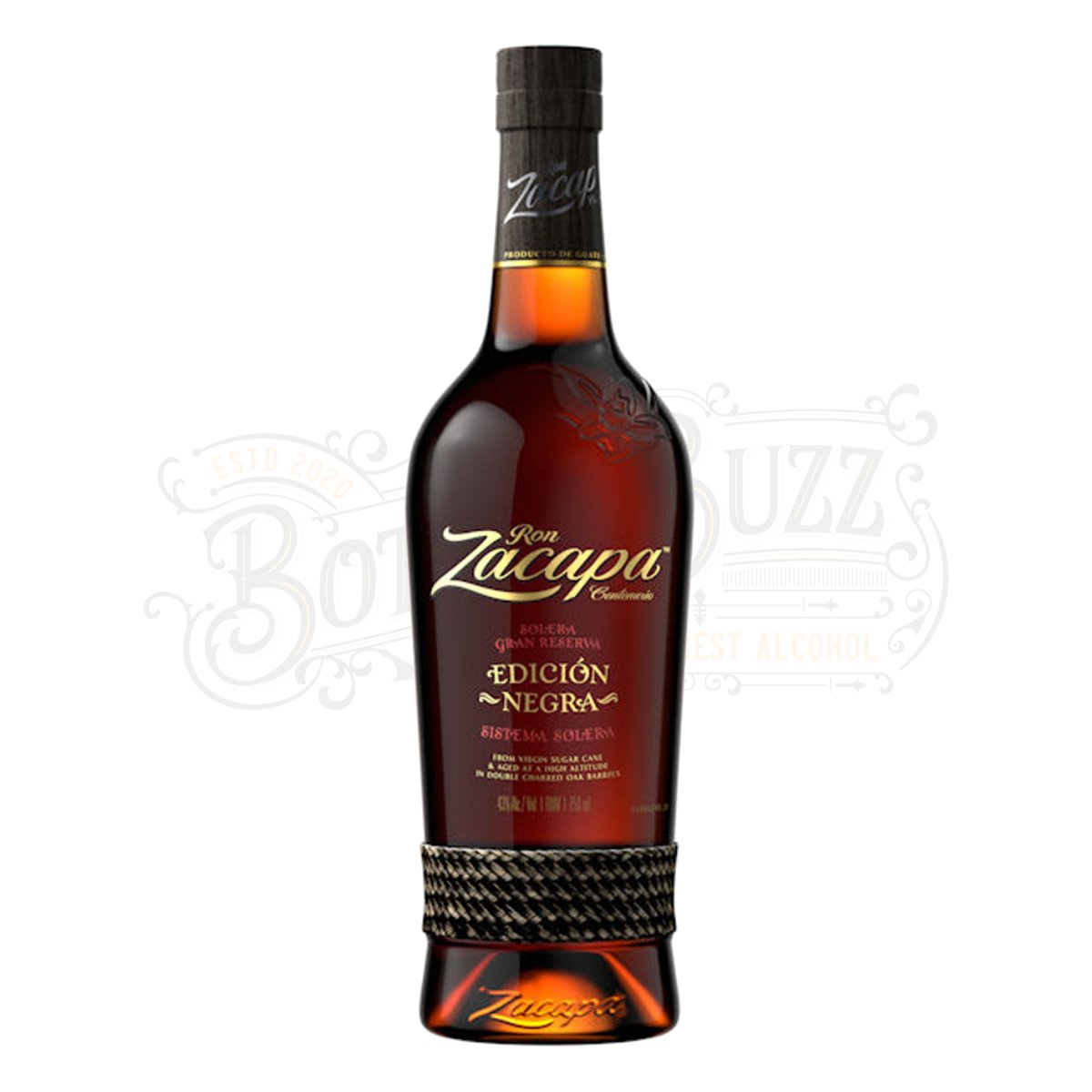 Ron Zacapa Aged Rum Centenario Edicion Negra Solera Gran Reserva - BottleBuzz