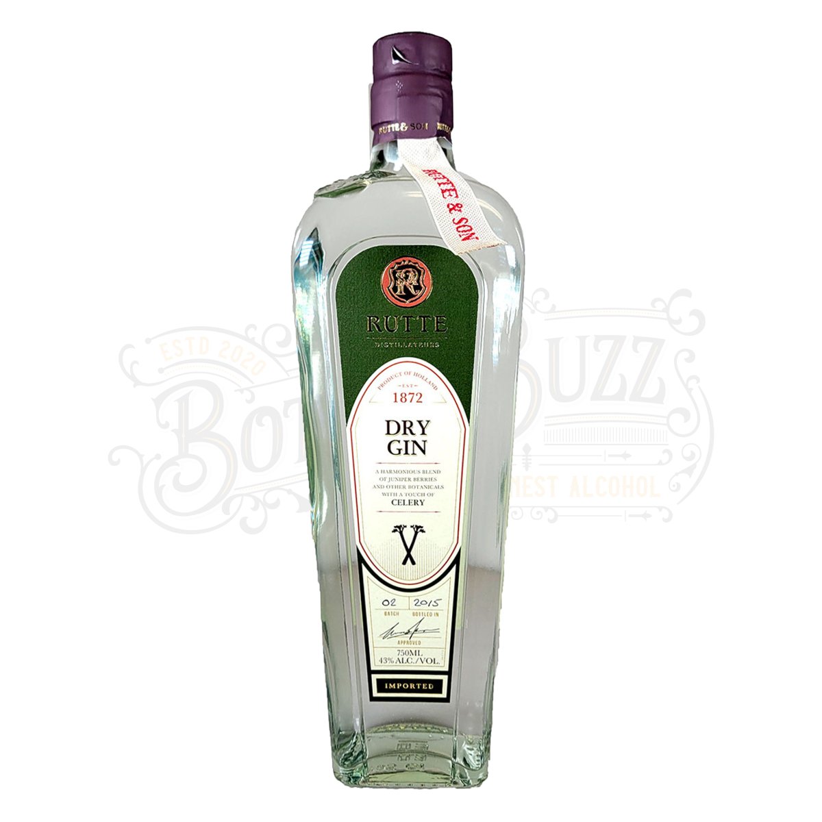 Rutte Celery Flavored Gin - BottleBuzz