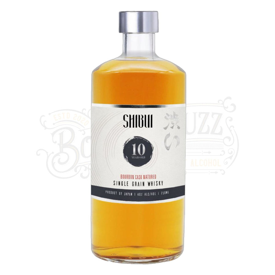 Shibui 10 Year Single Grain Bourbon Cask Whisky 750ml - BottleBuzz