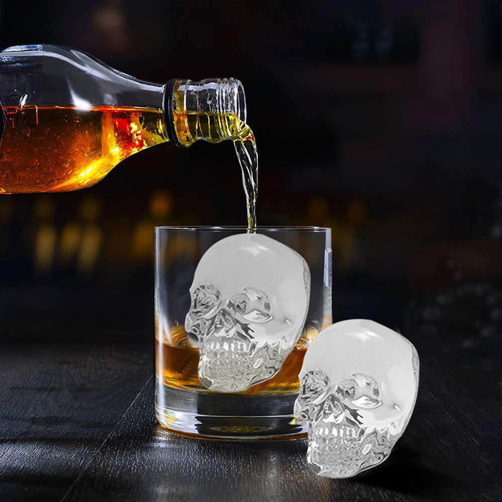 Skull Ice Molds for Whiskey - BottleBuzz