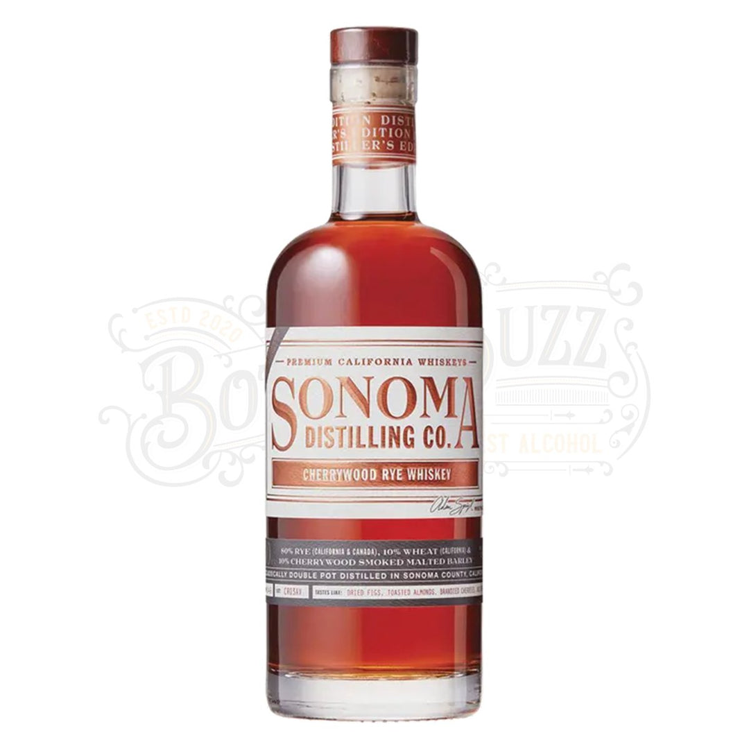 Sonoma Distilling Cherrywood Rye Whiskey - BottleBuzz