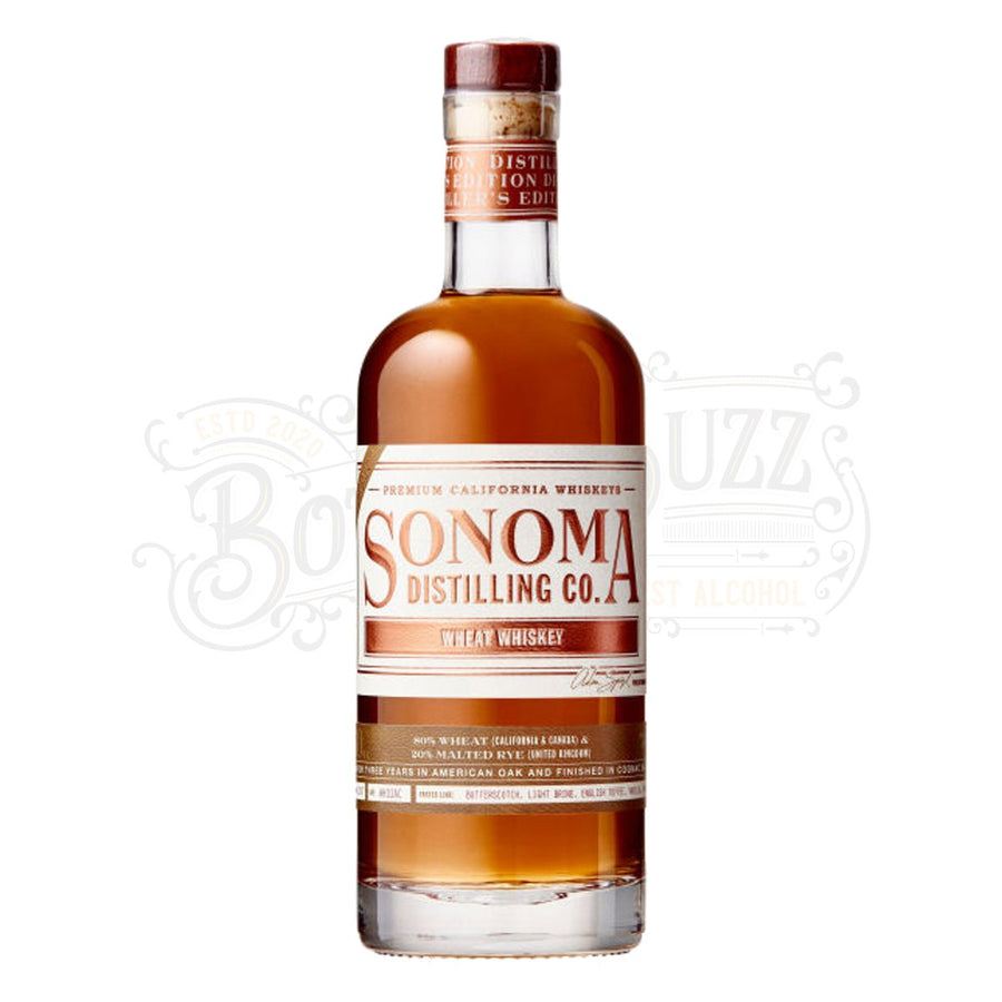 Sonoma Distilling Wheat Whiskey - BottleBuzz