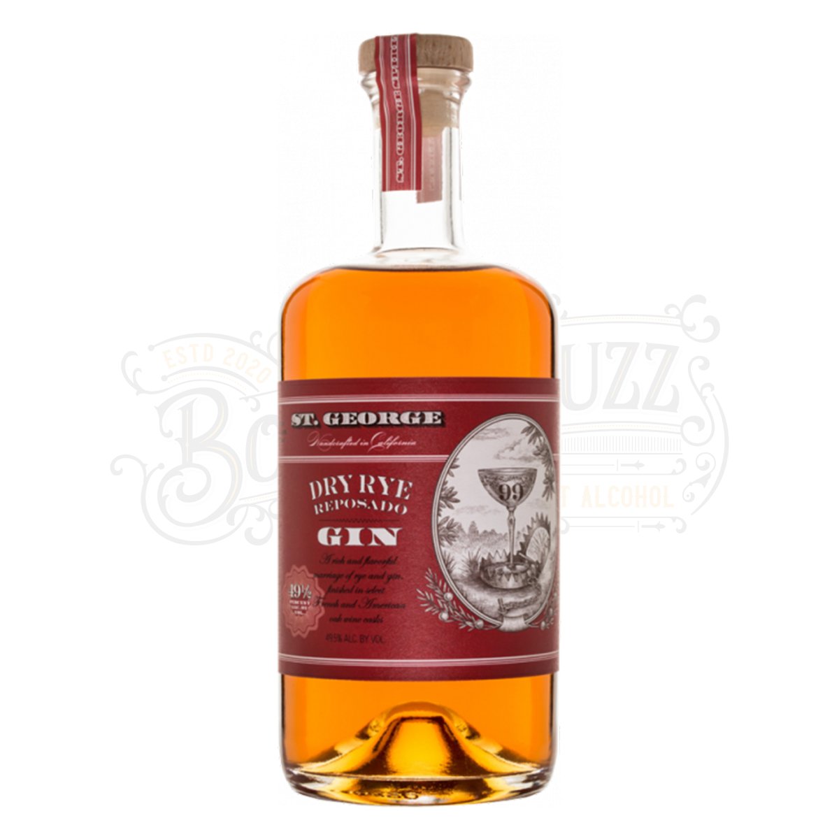 St. George Spirits Dry Rye Reposado Gin - BottleBuzz