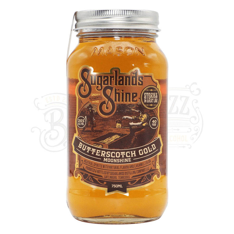 Sugarlands Shine Butterscotch Gold Moonshine - BottleBuzz