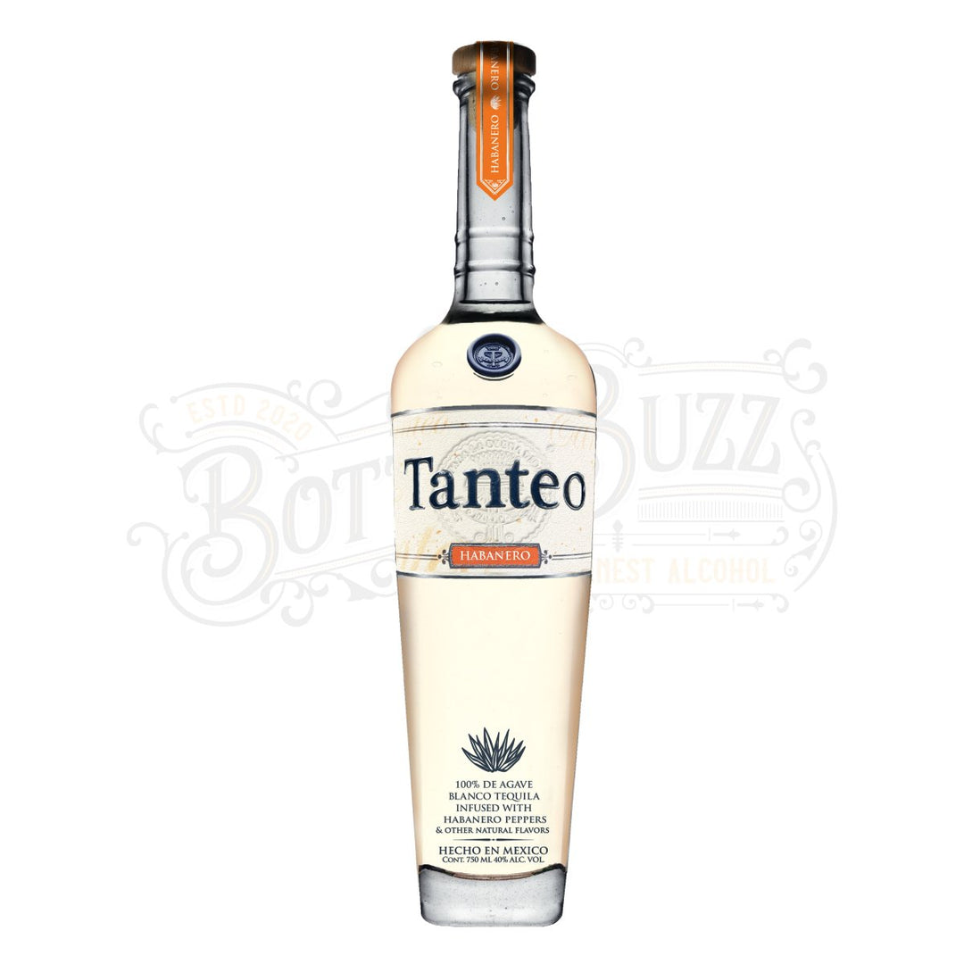 Tanteo Tequila Habanero Blanco Tequila 100% de Agave - BottleBuzz