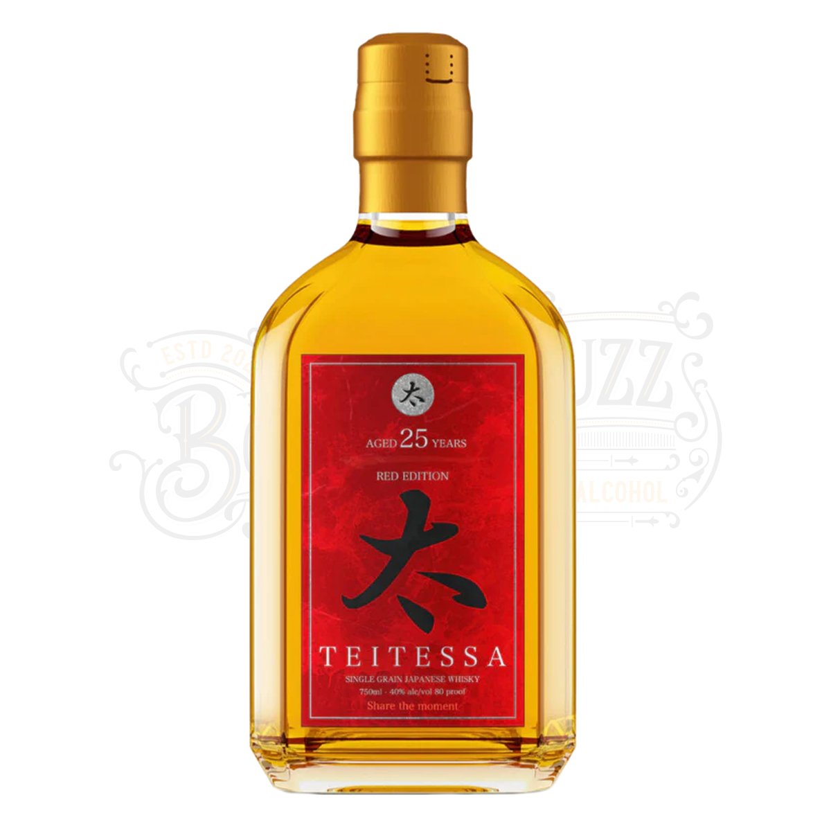 Teitessa 25 Years Old Grain Japanese Whisky Red Edition - BottleBuzz