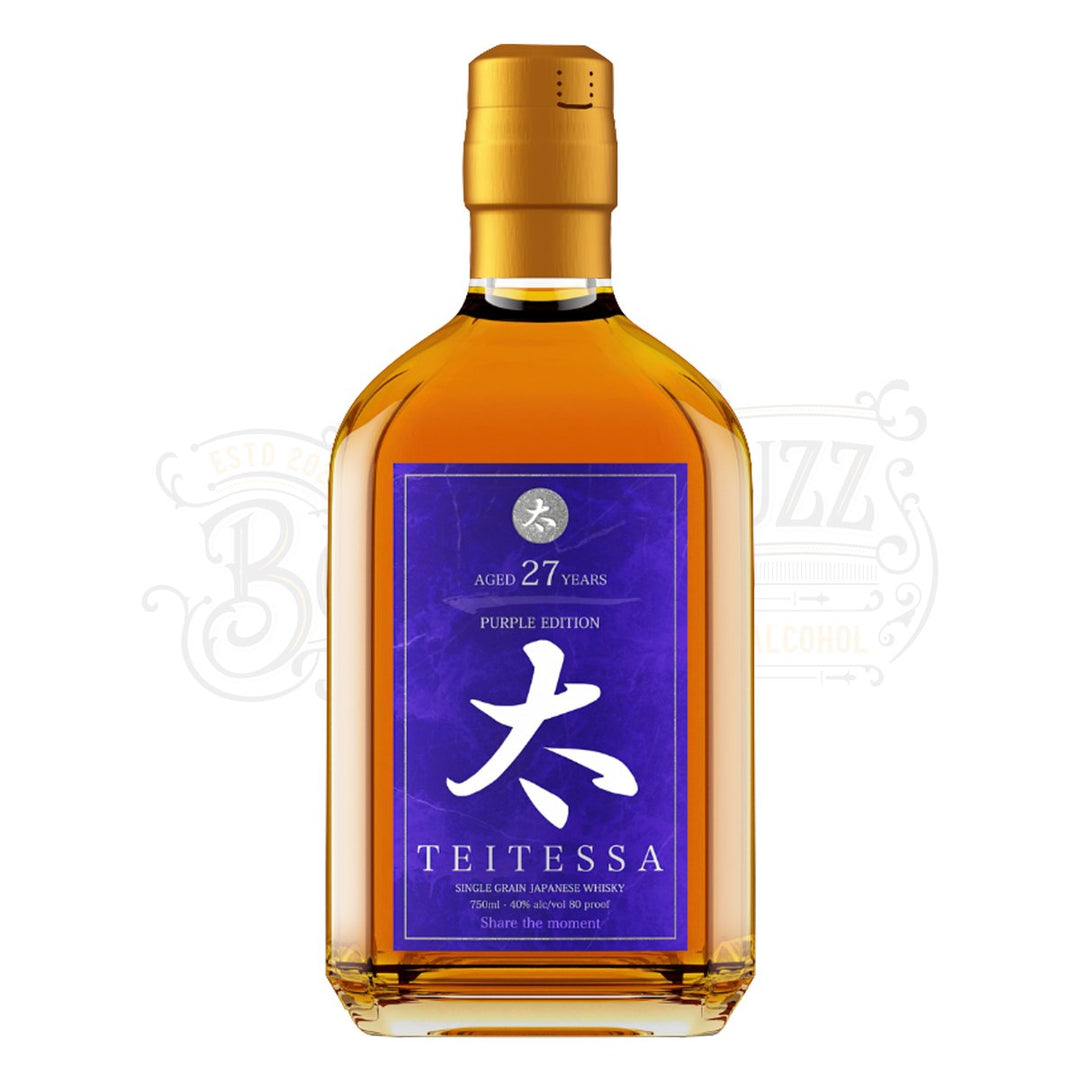 Teitessa Purple Edition 27 Years Old Single Grain Japanese Whiskey - BottleBuzz