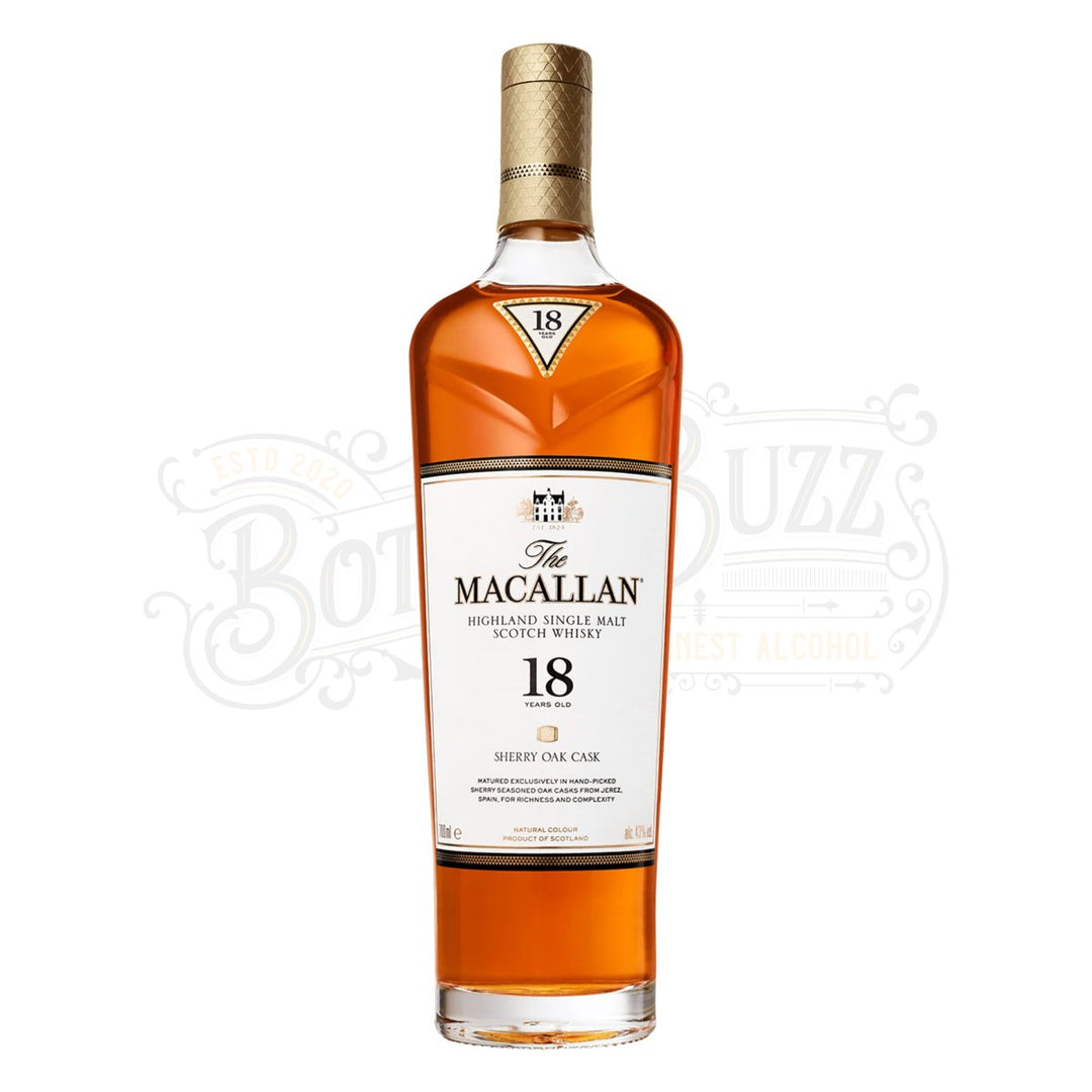 The Macallan 18 Year Old Sherry Oak - BottleBuzz