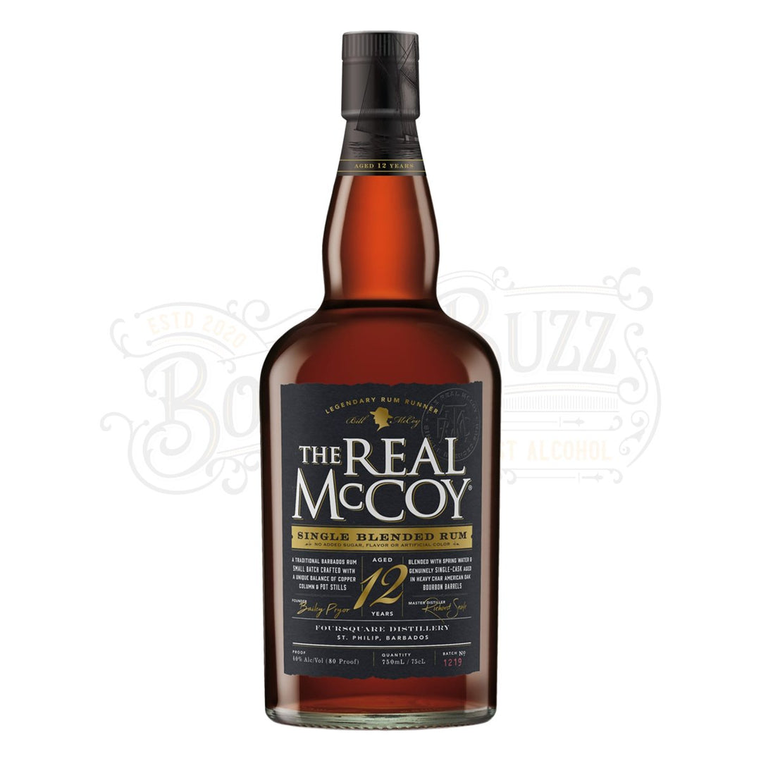 The Real McCoy 12 Year Rum - BottleBuzz