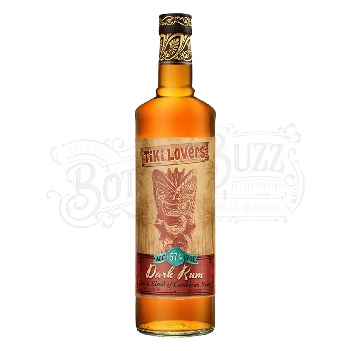 Tiki Lovers Dark Rum - BottleBuzz