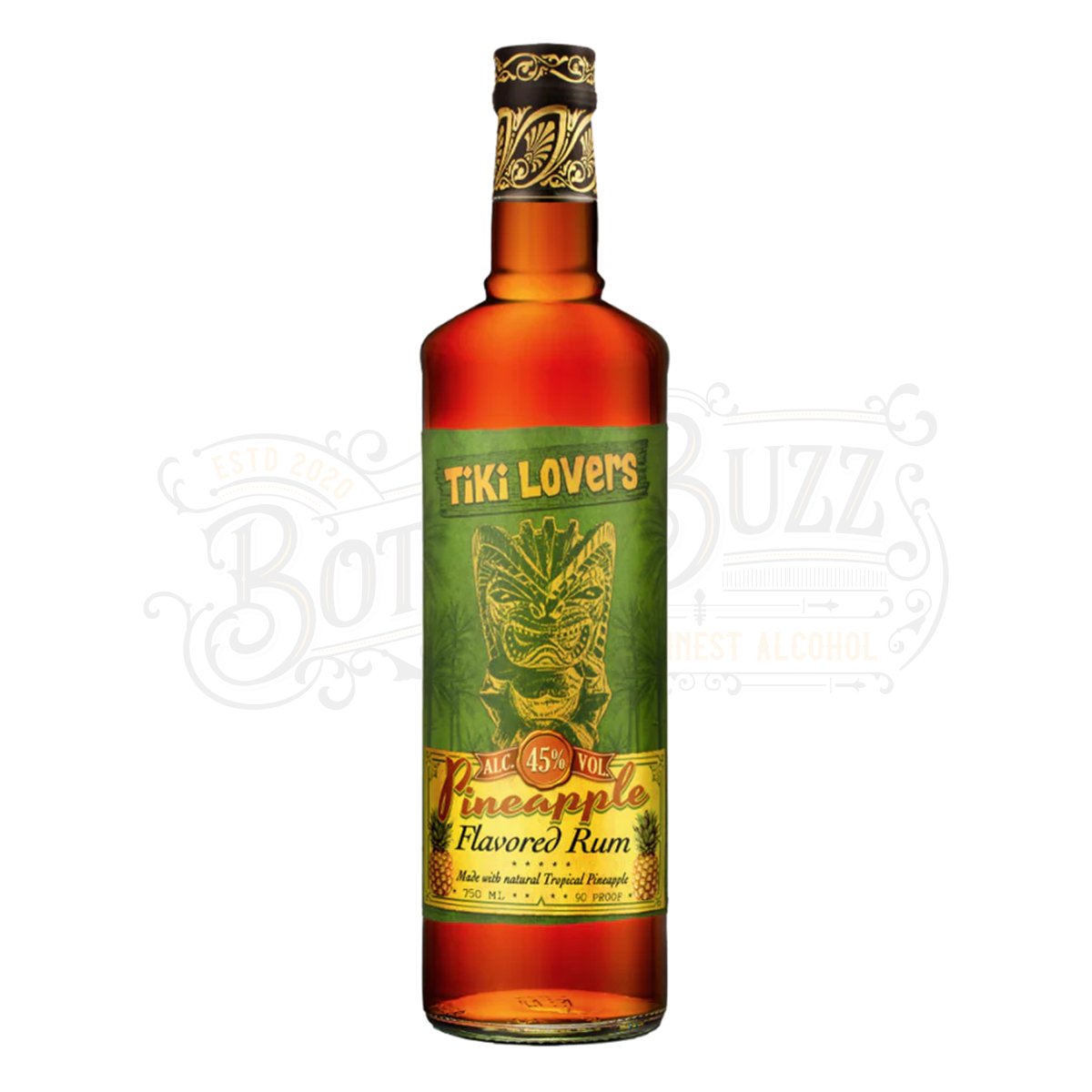 Tiki Lovers Pineapple Flavored Rum - BottleBuzz