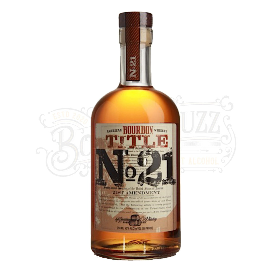 Title No. 21 Blended American Whiskey - BottleBuzz