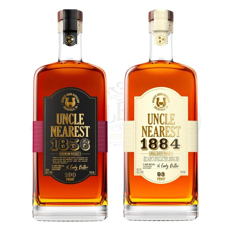 Uncle Nearest 1856 Premium Aged Whiskey & 1884 Small Batch Whiskey Set - BottleBuzz