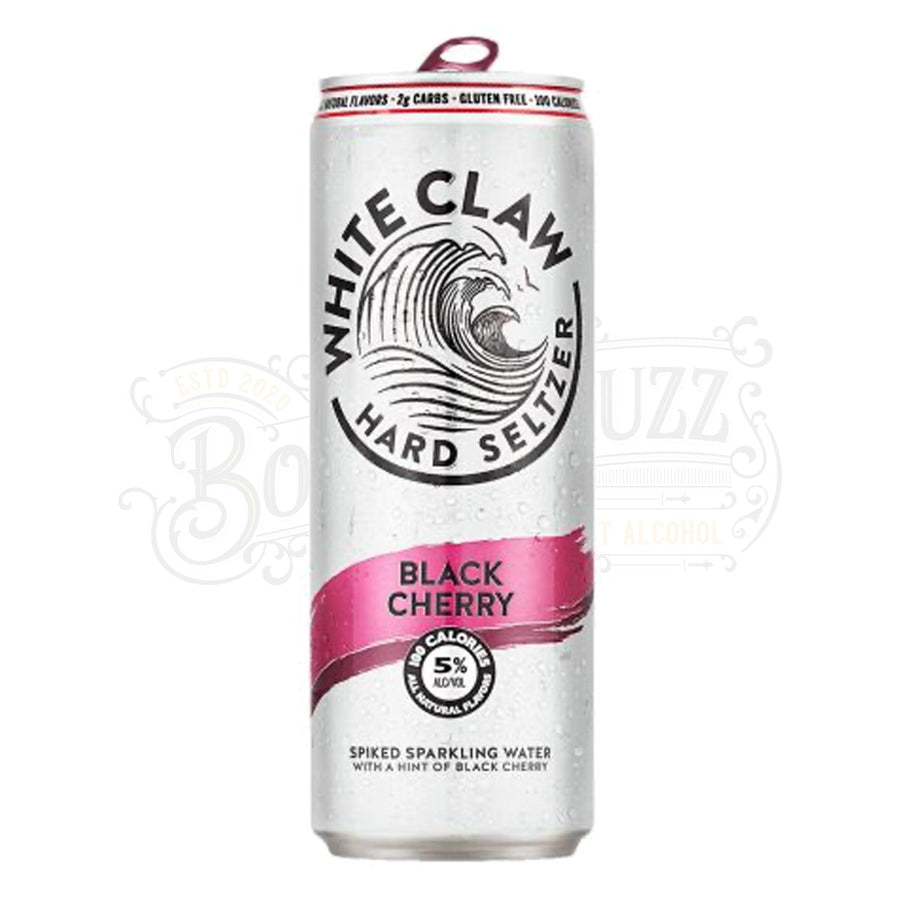 White Claw Hard Seltzer Black Cherry 6pk - BottleBuzz