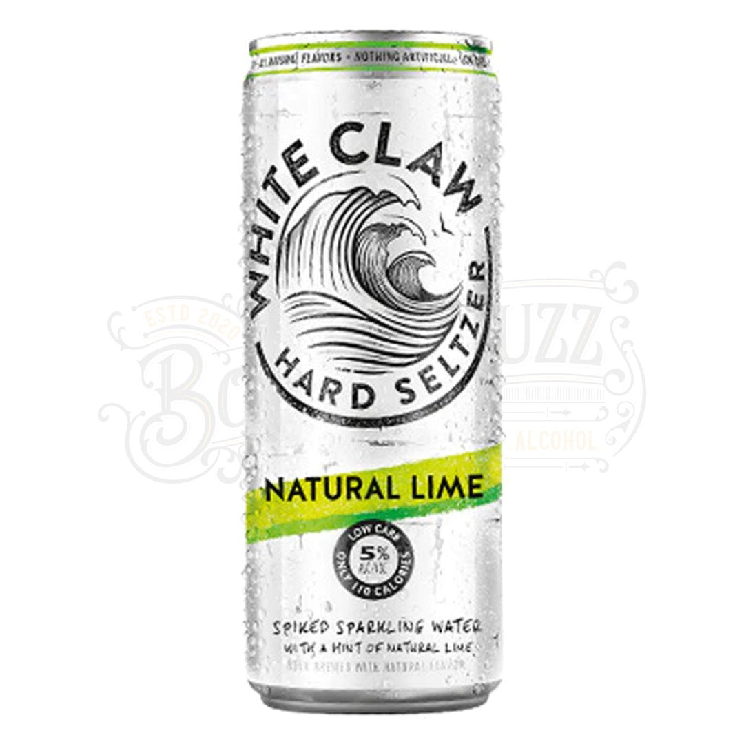 White Claw Hard Seltzer Natural Lime 6pk - BottleBuzz