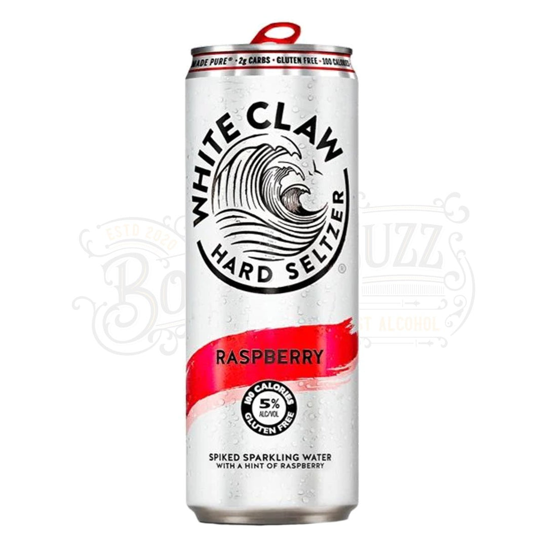 White Claw Hard Seltzer Raspberry 6pk - BottleBuzz