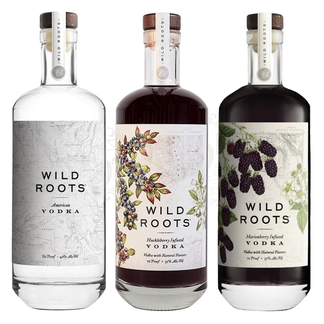Wild Roots Vodka & Marionberry & Huckleberry Bundle - BottleBuzz