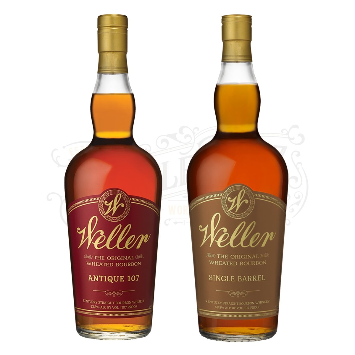 W.L. Weller Antique 107 Bourbon & Single Barrel Bundle - BottleBuzz