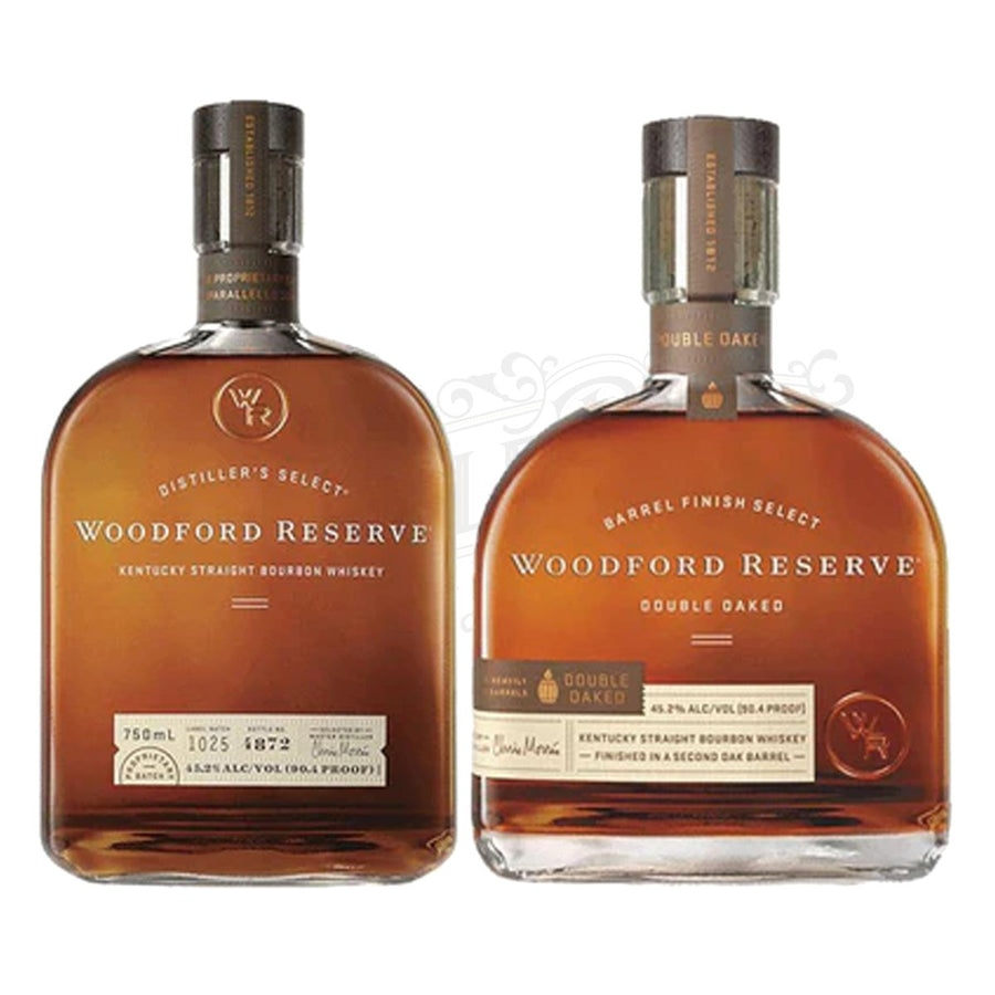 Woodford Reserve Bourbon & Double Oaked Bourbon Bundle - BottleBuzz